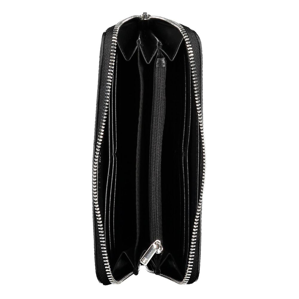 Tommy Hilfiger Black Polyethylene Women Wallet - Beyzy Store - Tommy Hilfiger