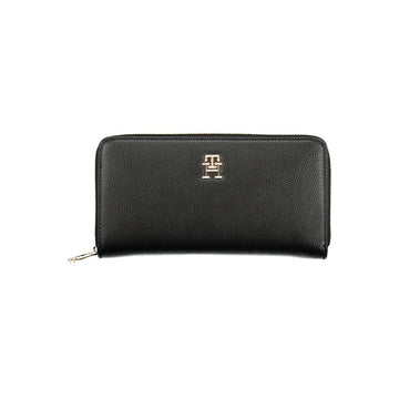 Tommy Hilfiger Black Polyethylene Women Wallet - Beyzy Store - Tommy Hilfiger