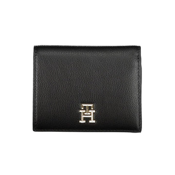 Tommy Hilfiger Black Polyethylene Women Wallet - Beyzy Store - Tommy Hilfiger