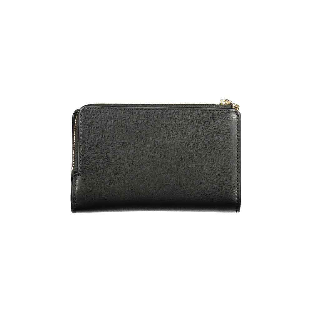 Tommy Hilfiger Black Polyethylene Women Wallet - Beyzy Store - Tommy Hilfiger