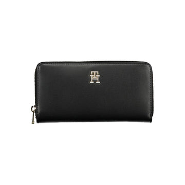 Tommy Hilfiger Black Polyethylene Women Wallet - Beyzy Store - Tommy Hilfiger
