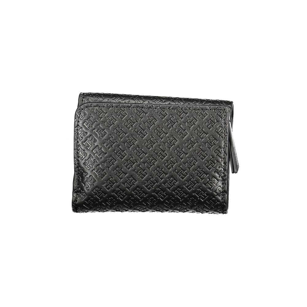 Tommy Hilfiger Black Polyethylene Women Wallet - Beyzy Store - Tommy Hilfiger