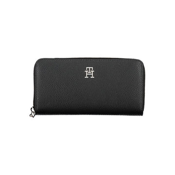 Tommy Hilfiger Black Polyethylene Women Wallet - Beyzy Store - Tommy Hilfiger