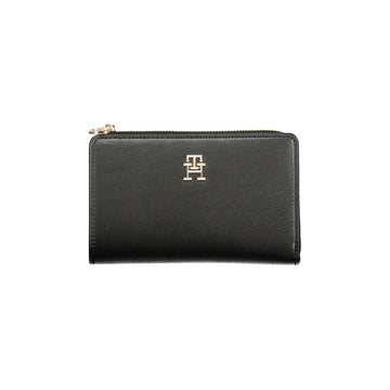 Tommy Hilfiger Black Polyethylene Women Wallet - Beyzy Store - Tommy Hilfiger