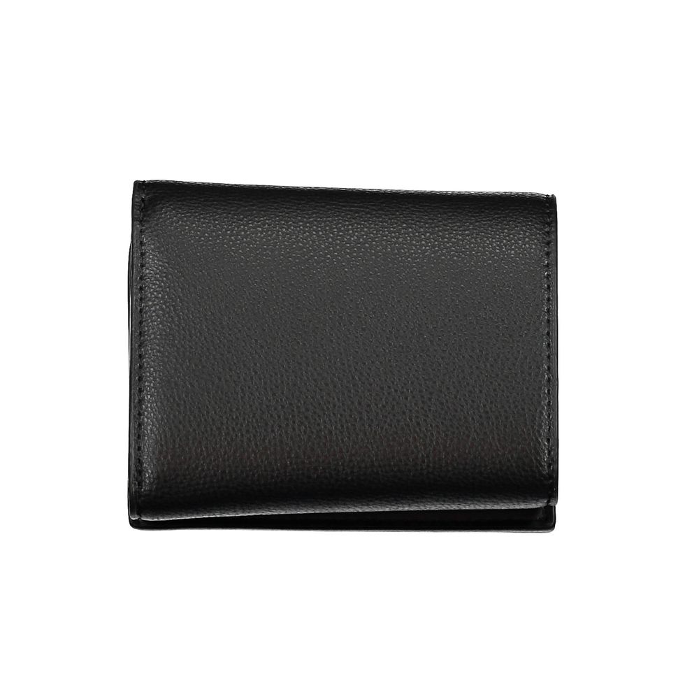 Tommy Hilfiger Black Polyethylene Women Wallet - Beyzy Store - Tommy Hilfiger