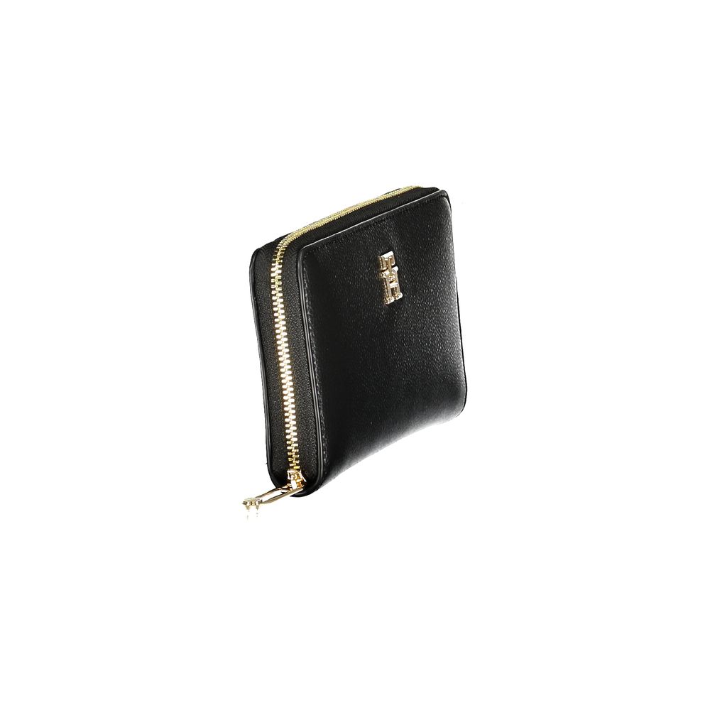 Tommy Hilfiger Black Polyethylene Women Wallet - Beyzy Store - Tommy Hilfiger