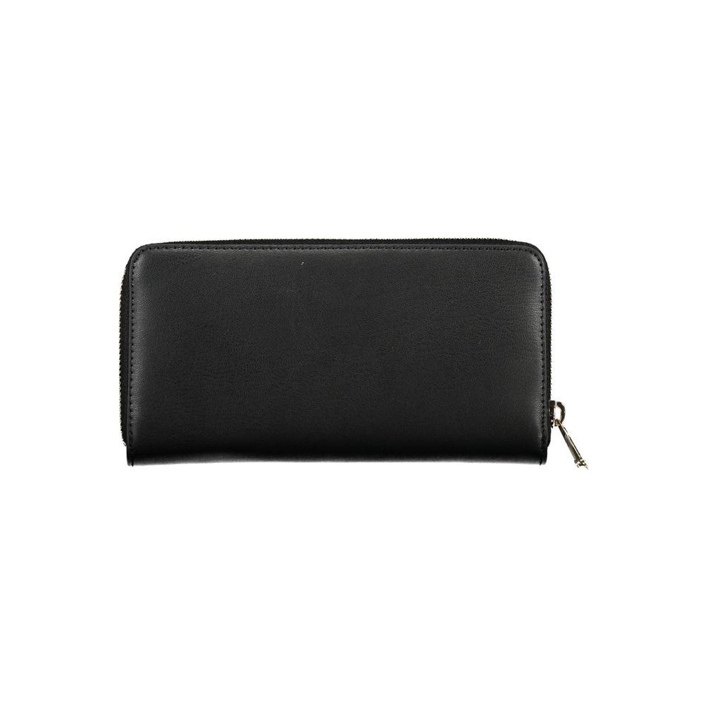Tommy Hilfiger Black Polyethylene Women Wallet - Beyzy Store - Tommy Hilfiger