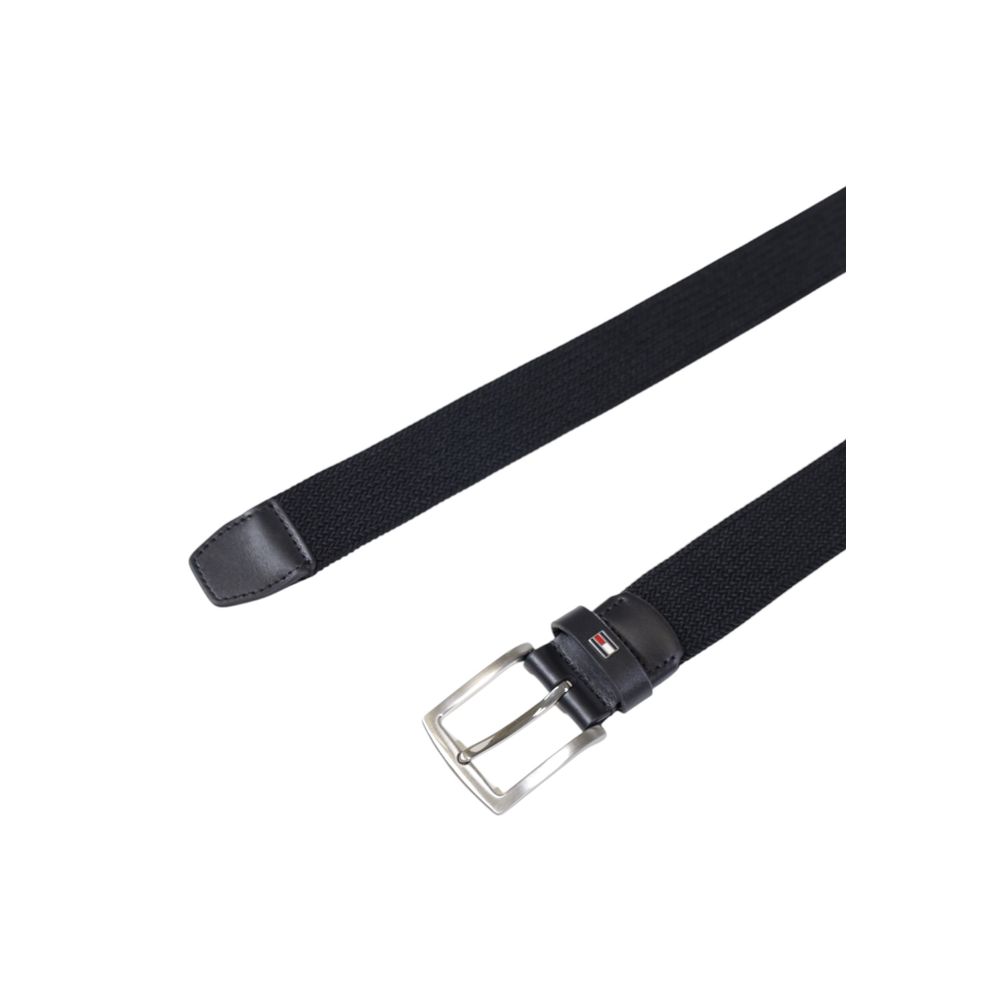 Tommy Hilfiger Black Recycled Polyester Belt - Beyzy Store - Tommy Hilfiger