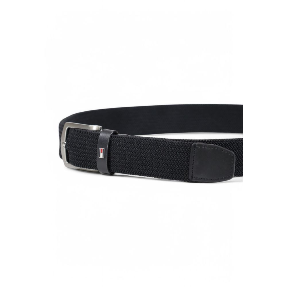 Tommy Hilfiger Black Recycled Polyester Belt - Beyzy Store - Tommy Hilfiger