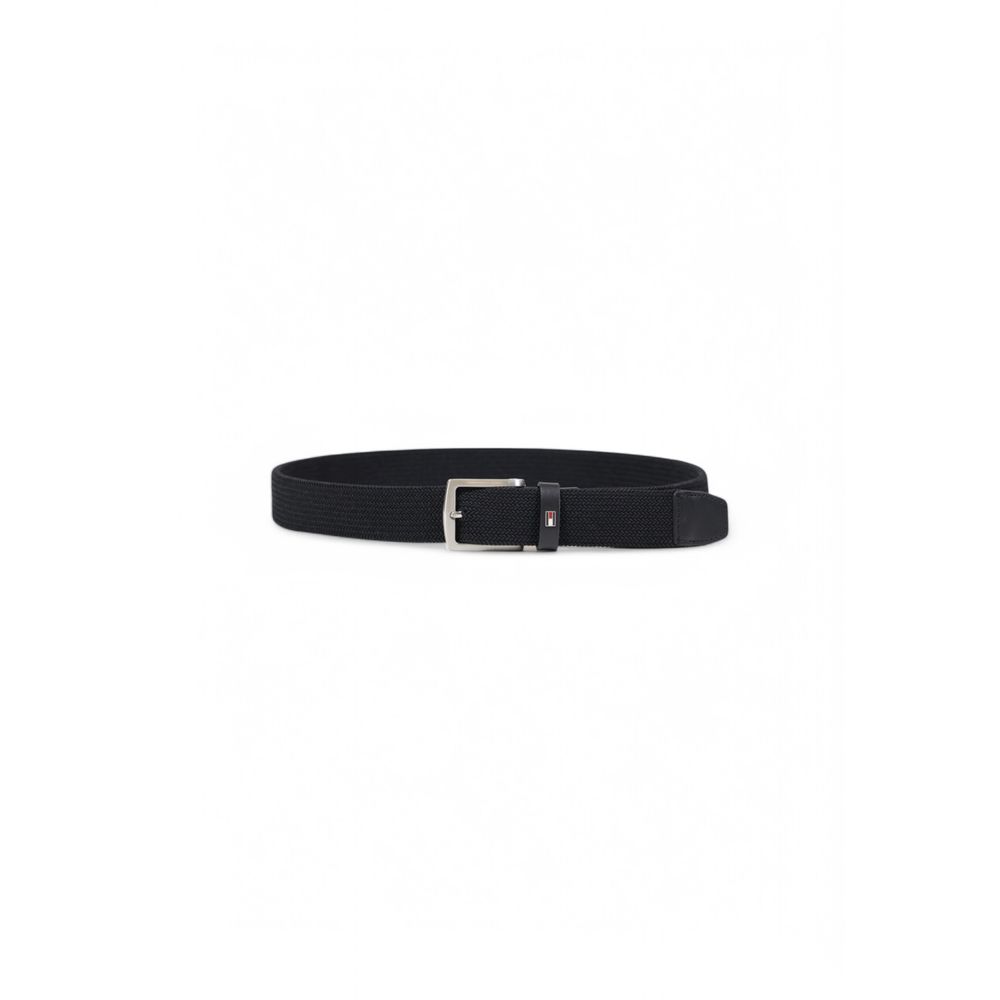 Tommy Hilfiger Black Recycled Polyester Belt - Beyzy Store - Tommy Hilfiger