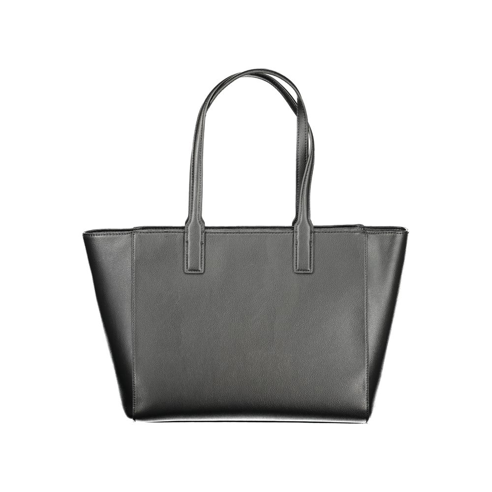 Tommy Hilfiger Black Recycled Polyester Women Handbag - Beyzy Store - Tommy Hilfiger