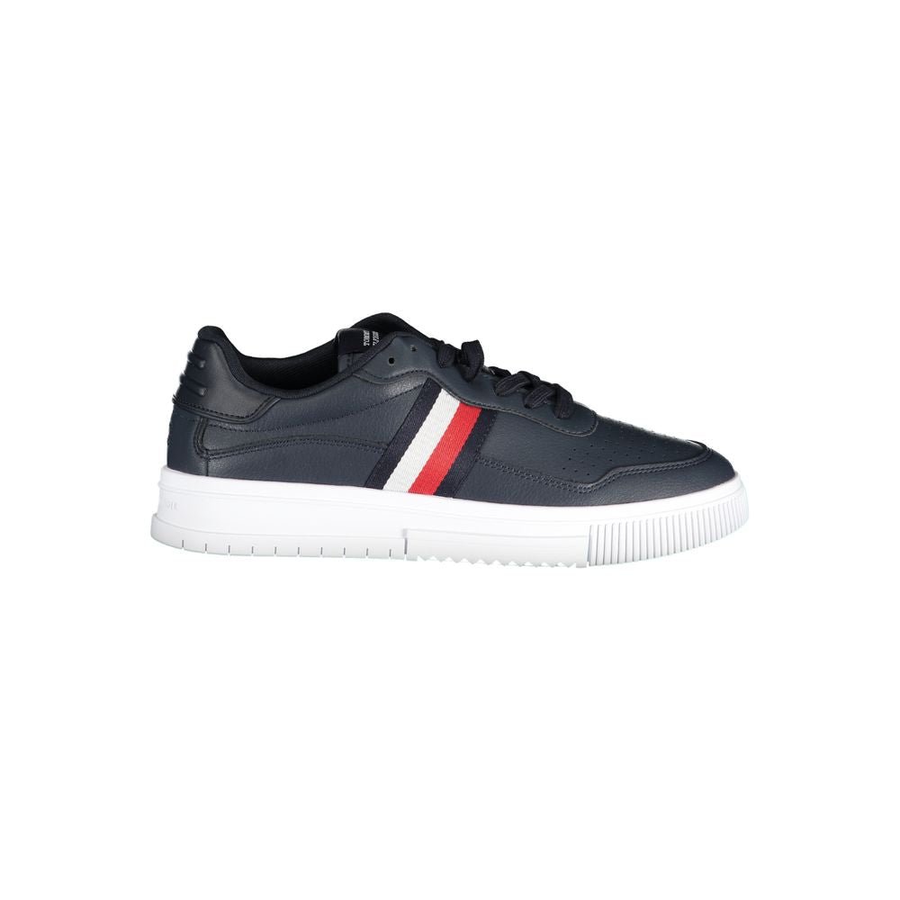 Tommy Hilfiger Blue Leather Men Sneaker - Beyzy Store - Tommy Hilfiger