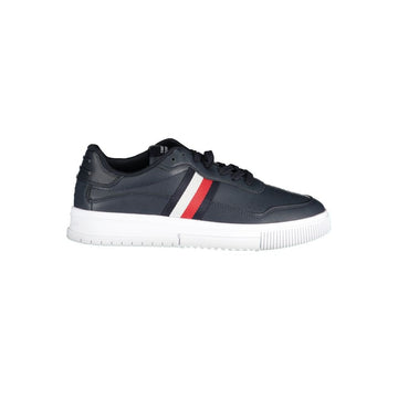 Tommy Hilfiger Blue Leather Men Sneaker - Beyzy Store - Tommy Hilfiger