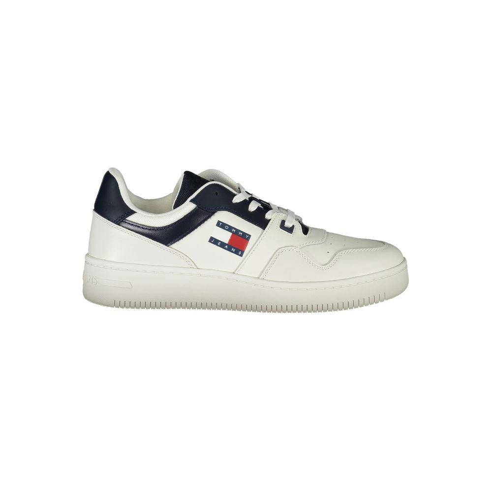 Tommy Hilfiger Blue Leather Men Sneaker - Beyzy Store - Tommy Hilfiger