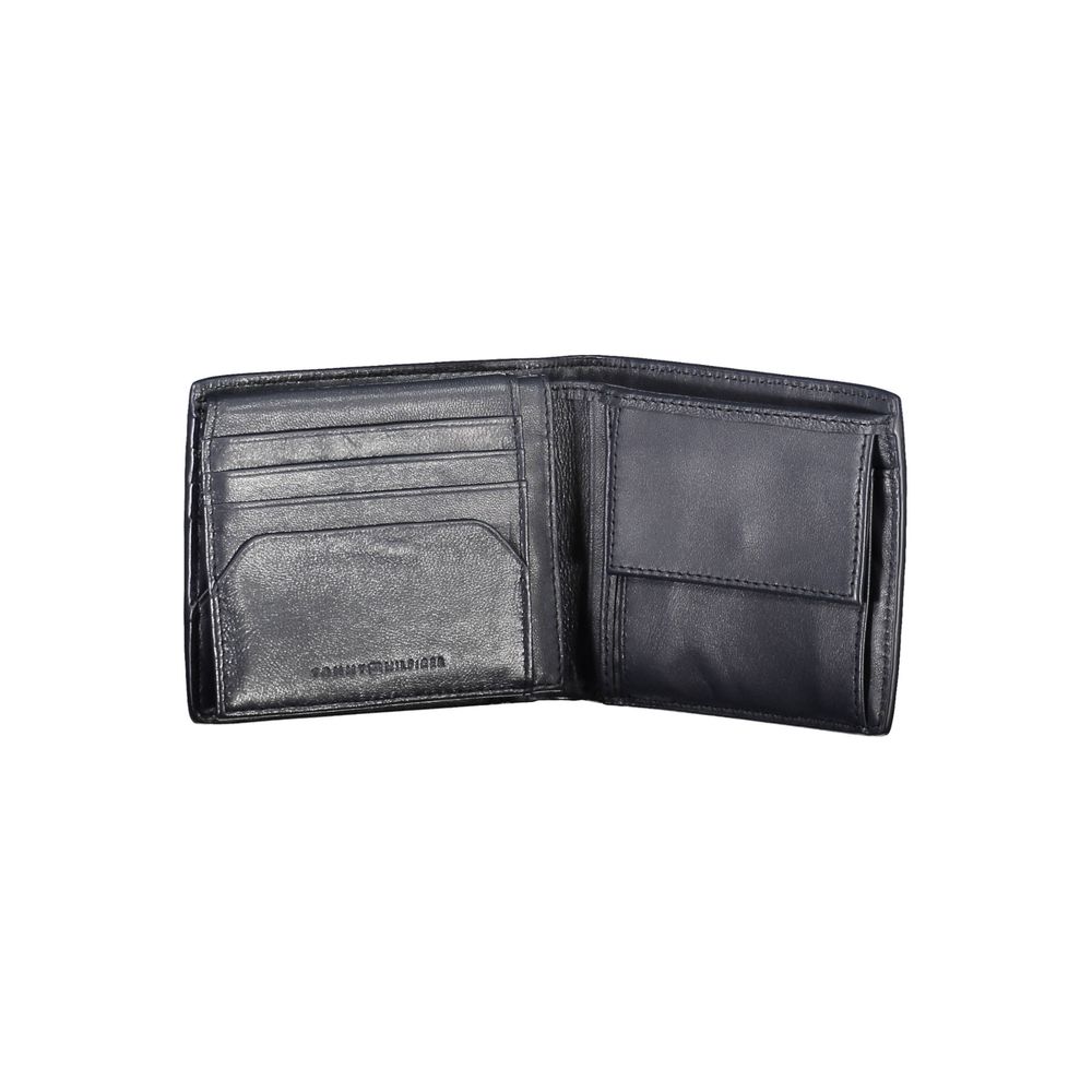 Tommy Hilfiger Blue Leather Men Wallet - Beyzy Store - Tommy Hilfiger