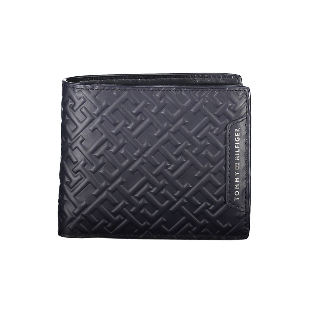 Tommy Hilfiger Blue Leather Men Wallet - Beyzy Store - Tommy Hilfiger