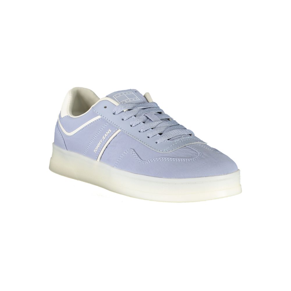 Tommy Hilfiger Blue Leather Women Sneaker - Beyzy Store - Tommy Hilfiger