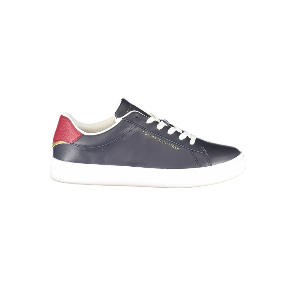 Tommy Hilfiger Blue Leather Women Sneaker - Beyzy Store - Tommy Hilfiger