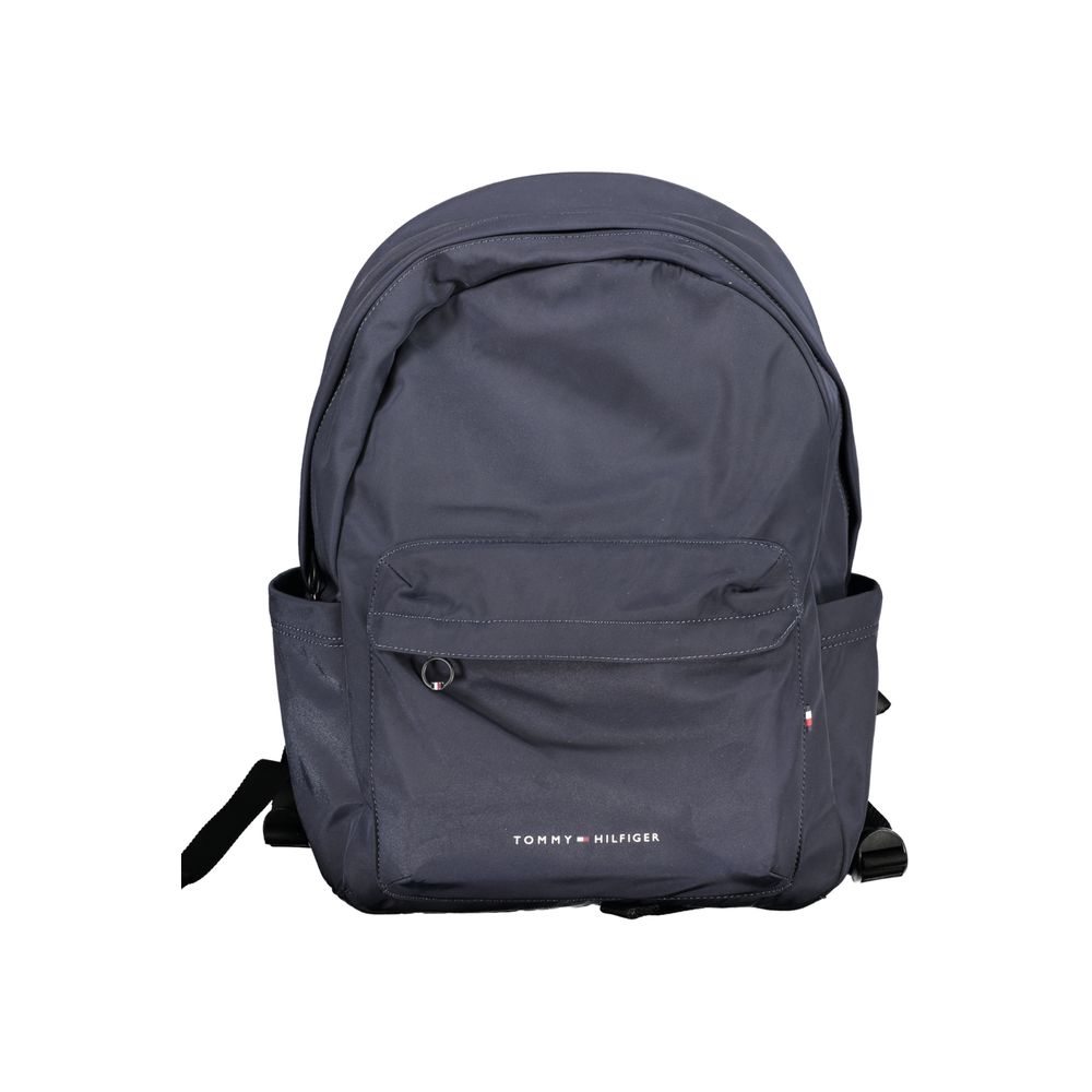 Tommy Hilfiger Blue Polyester Backpack - Beyzy Store - Tommy Hilfiger