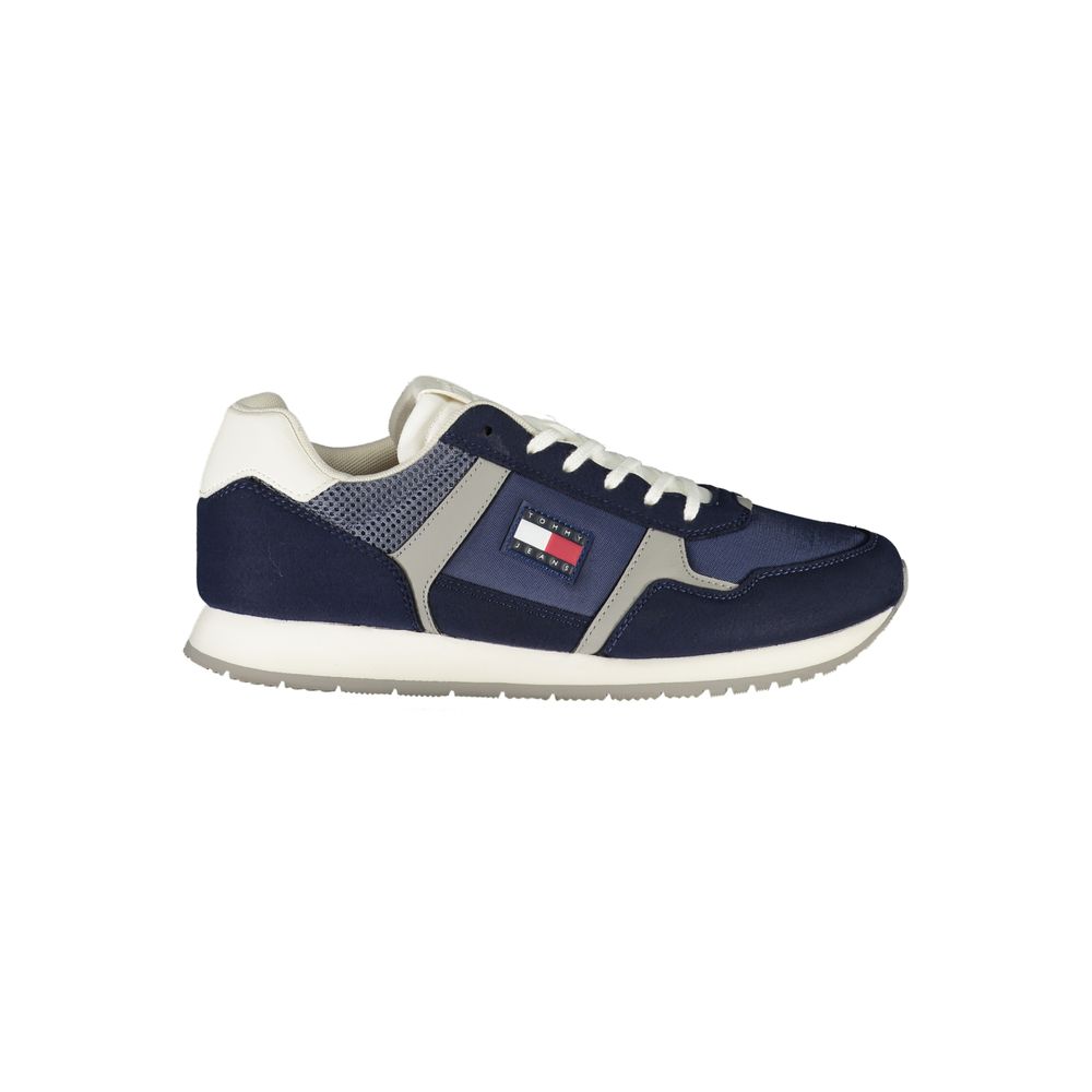 Tommy Hilfiger Blue Polyester Men Sneaker - Beyzy Store - Tommy Hilfiger