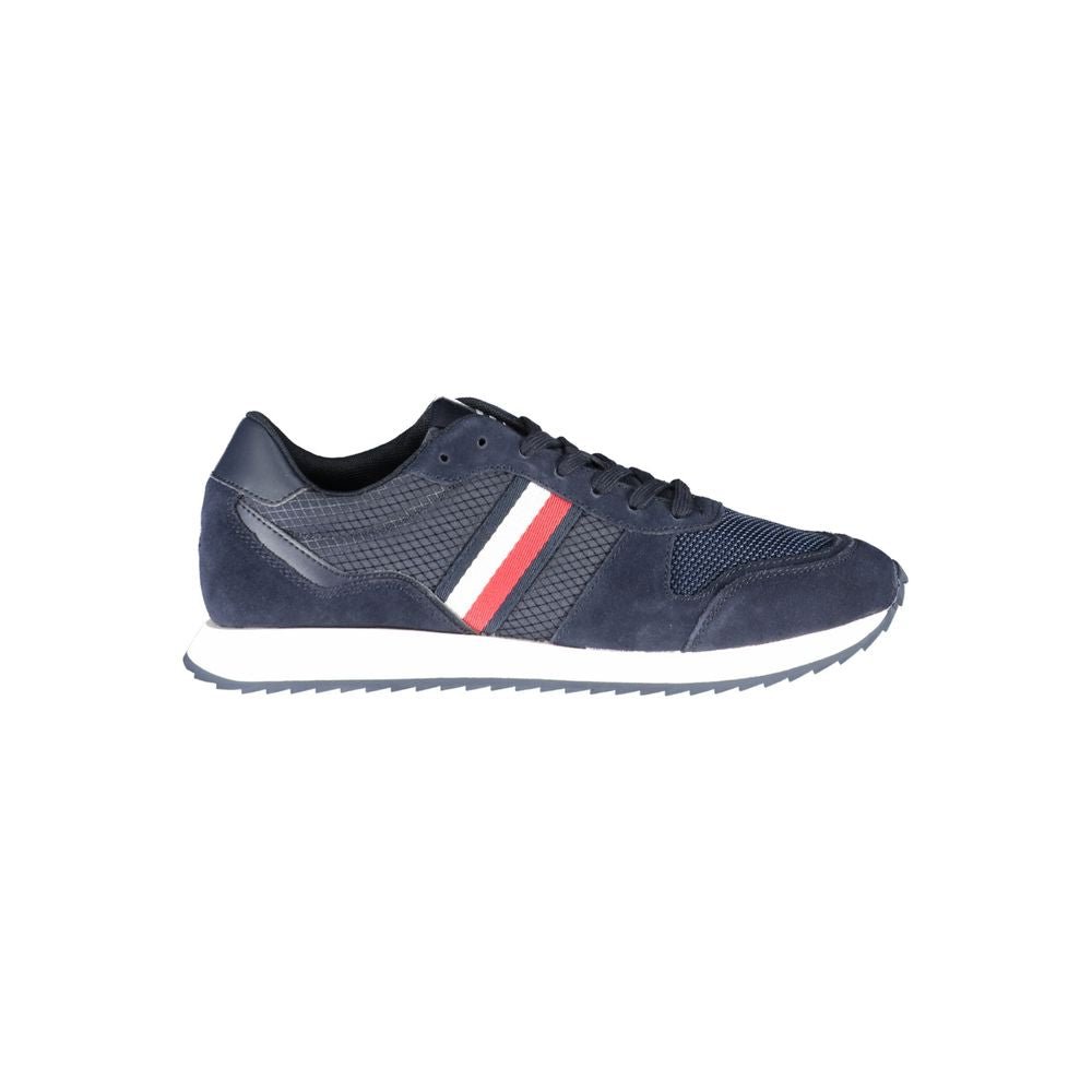 Tommy Hilfiger Blue Polyester Men Sneaker - Beyzy Store - Tommy Hilfiger