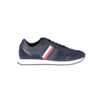 Tommy Hilfiger Blue Polyester Men Sneaker - Beyzy Store - Tommy Hilfiger