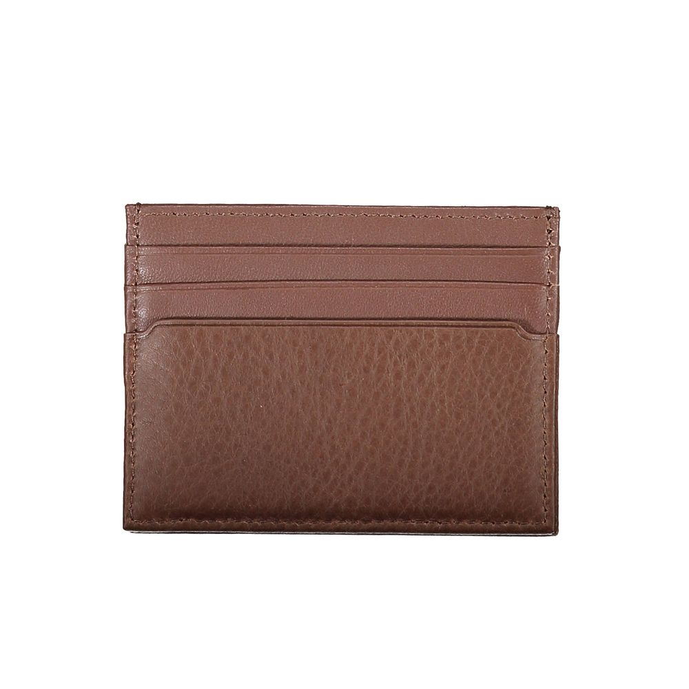 Tommy Hilfiger Brown Leather Men Wallet - Beyzy Store - Tommy Hilfiger