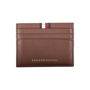 Tommy Hilfiger Brown Leather Men Wallet - Beyzy Store - Tommy Hilfiger