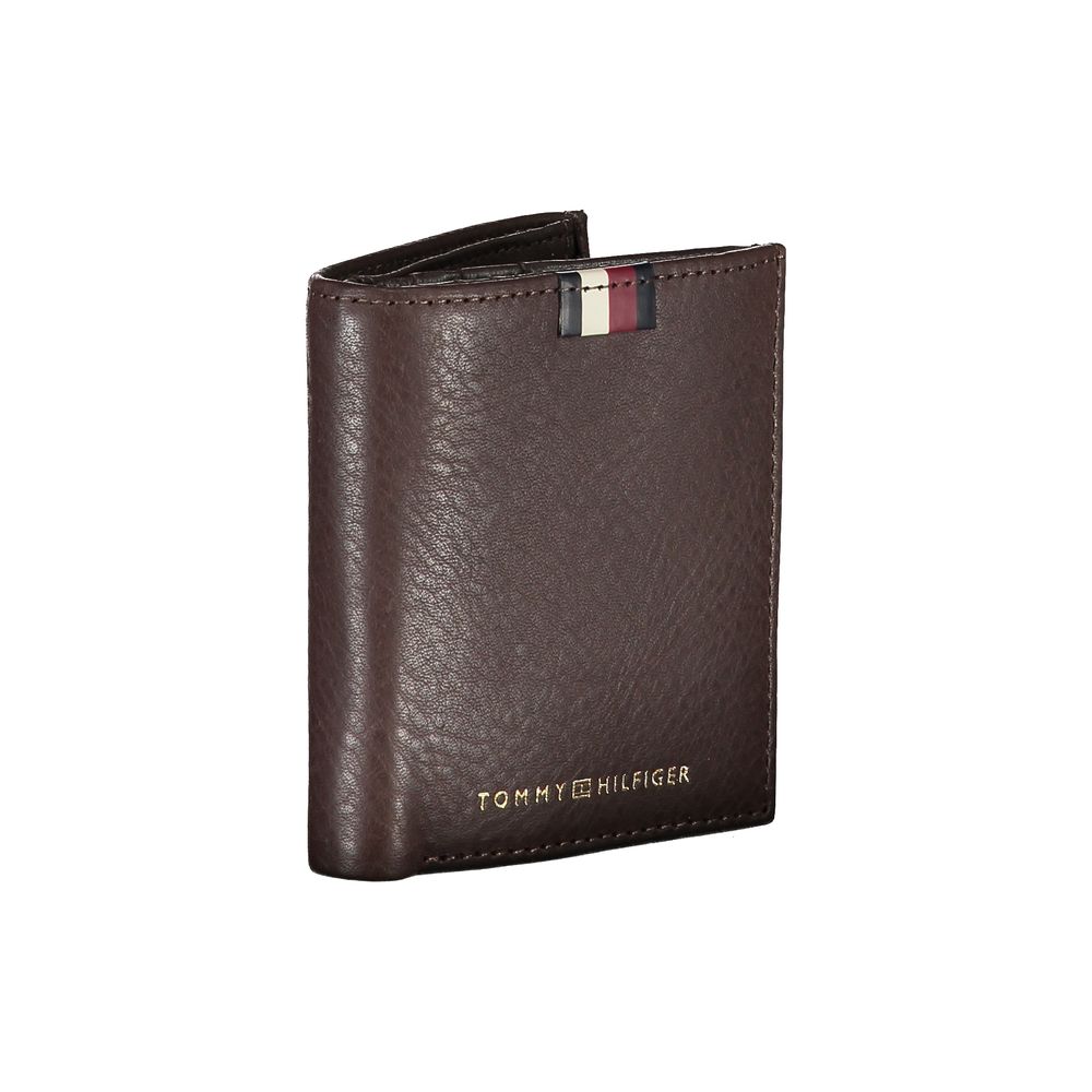 Tommy Hilfiger Brown Leather Wallet - Beyzy Store - Tommy Hilfiger