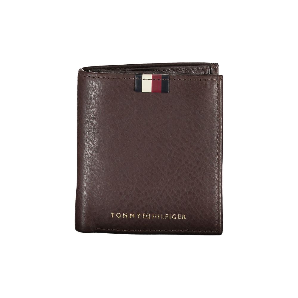 Tommy Hilfiger Brown Leather Wallet - Beyzy Store - Tommy Hilfiger