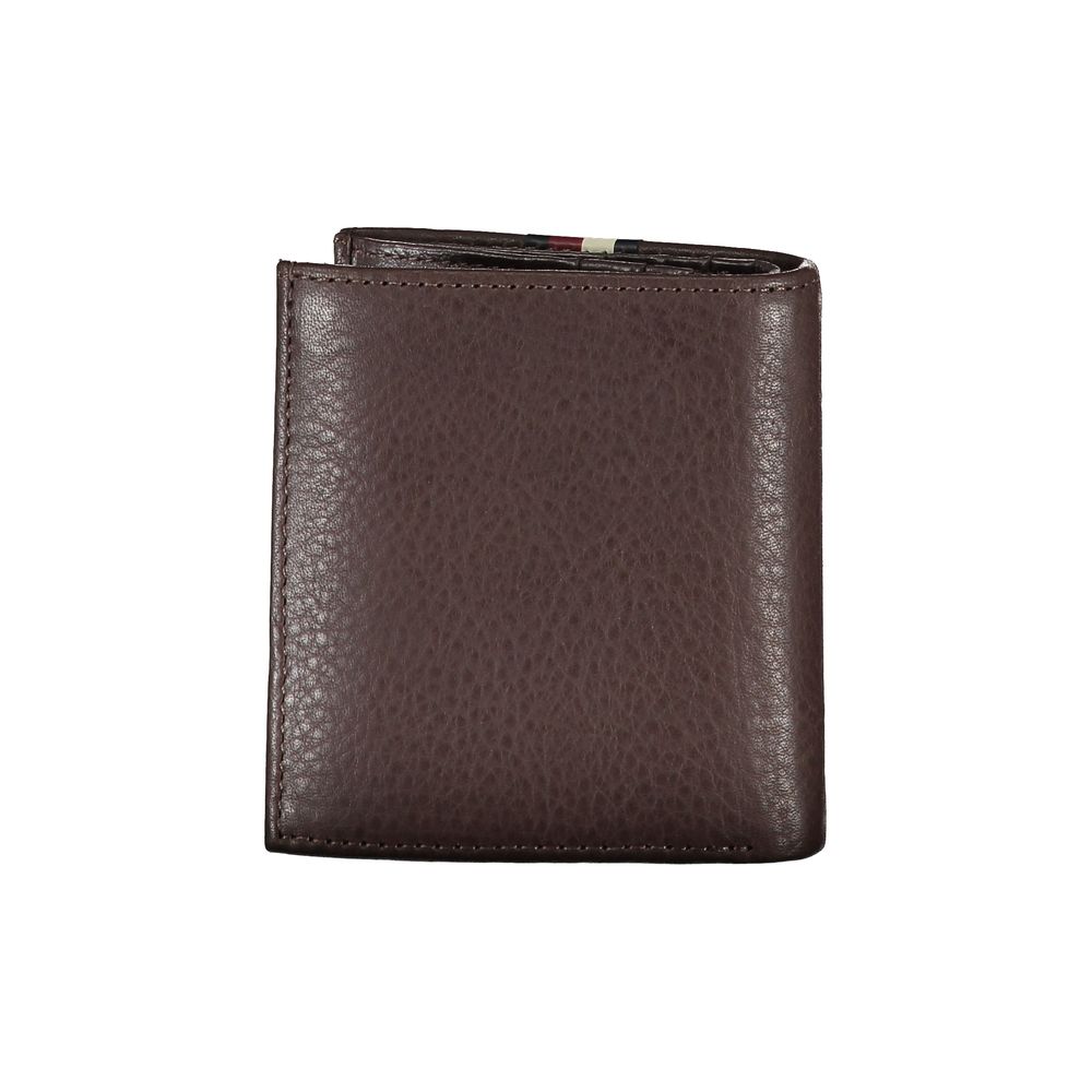 Tommy Hilfiger Brown Leather Wallet - Beyzy Store - Tommy Hilfiger