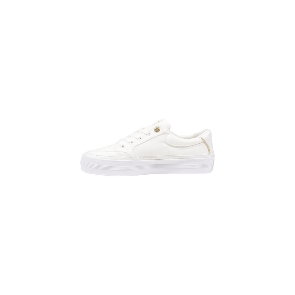 Tommy Hilfiger Cream Recycled Cotton Sneaker - Beyzy Store - Tommy Hilfiger