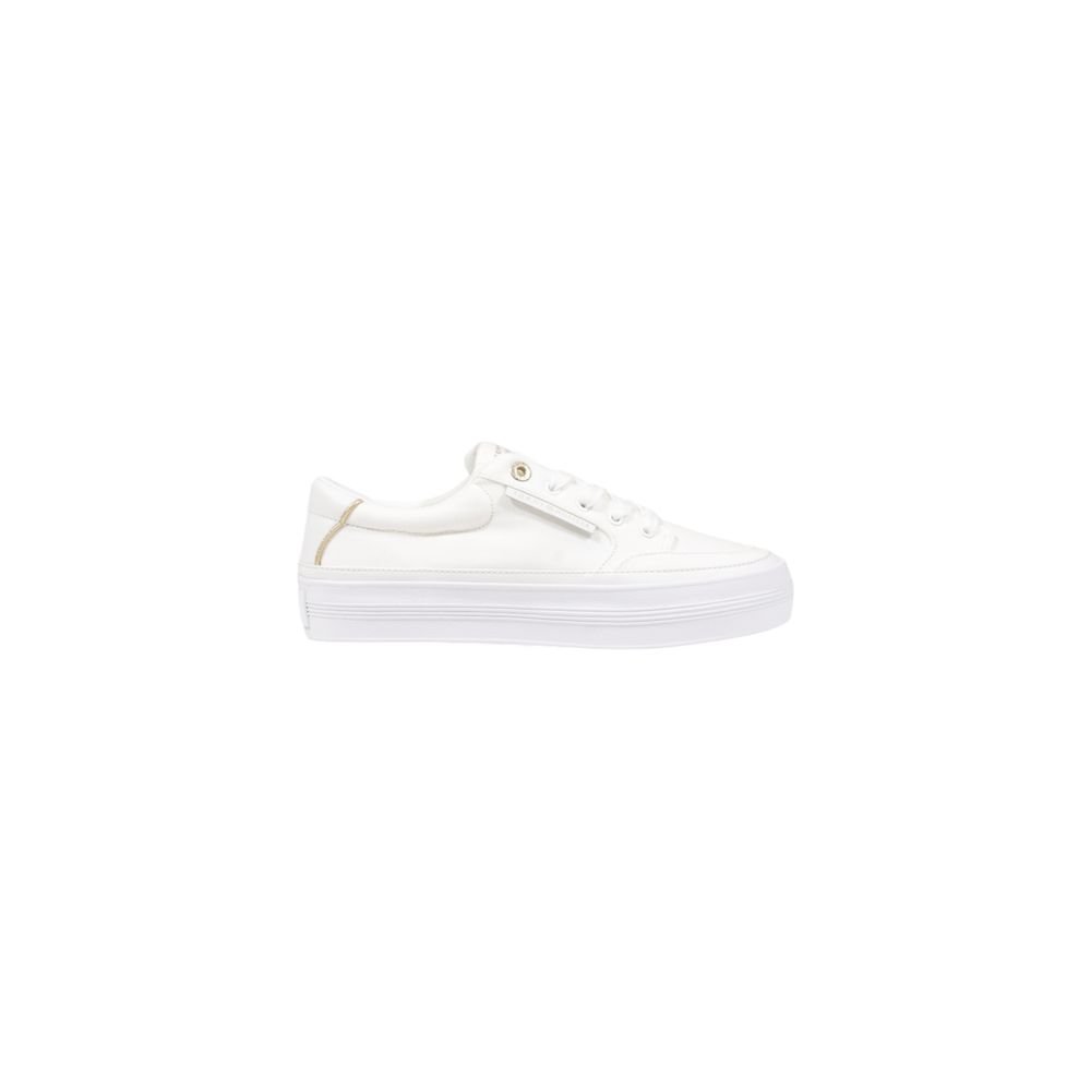 Tommy Hilfiger Cream Recycled Cotton Sneaker - Beyzy Store - Tommy Hilfiger