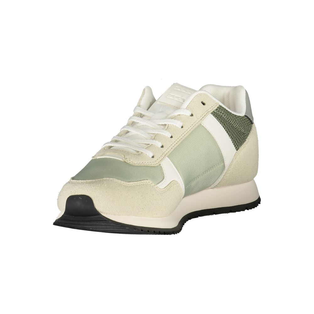 Tommy Hilfiger Green Polyester Men Sneaker - Beyzy Store - Tommy Hilfiger