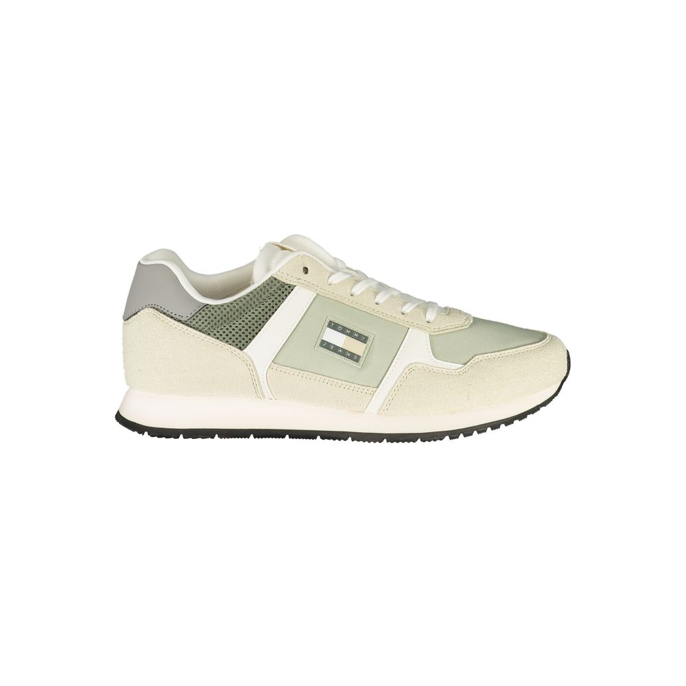 Tommy Hilfiger Green Polyester Men Sneaker - Beyzy Store - Tommy Hilfiger