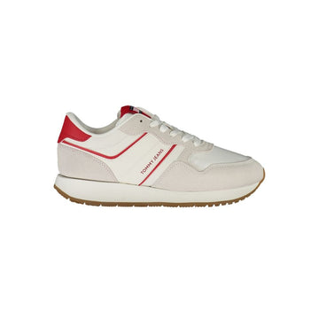Tommy Hilfiger Red Leather Women Sneaker - Beyzy Store - Tommy Hilfiger