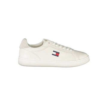 Tommy Hilfiger White Leather Men Sneaker - Beyzy Store - Tommy Hilfiger