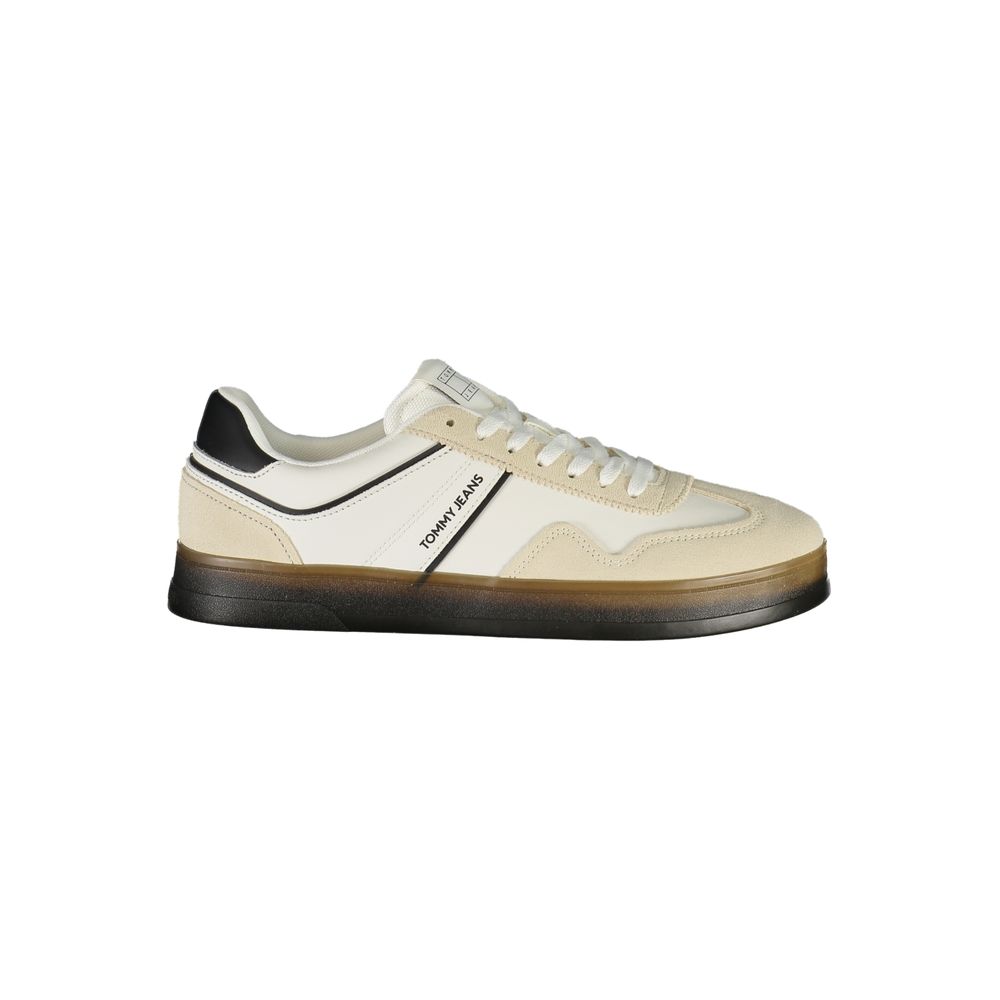 Tommy Hilfiger White Leather Men Sneaker - Beyzy Store - Tommy Hilfiger