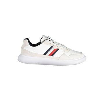 Tommy Hilfiger White Leather Men Sneaker - Beyzy Store - Tommy Hilfiger