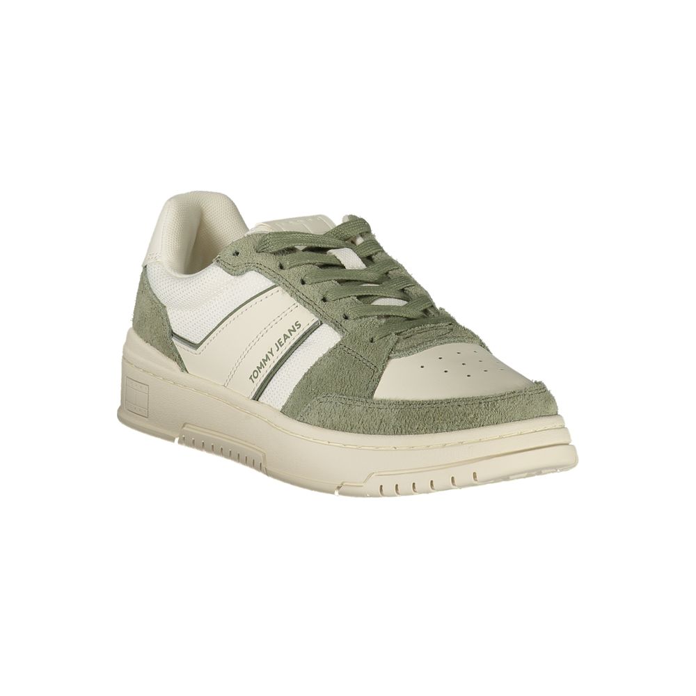 Tommy Hilfiger White Leather Men Sneaker - Beyzy Store - Tommy Hilfiger