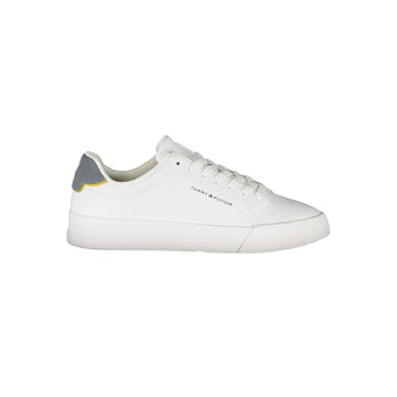 Tommy Hilfiger White Leather Men Sneaker - Beyzy Store - Tommy Hilfiger