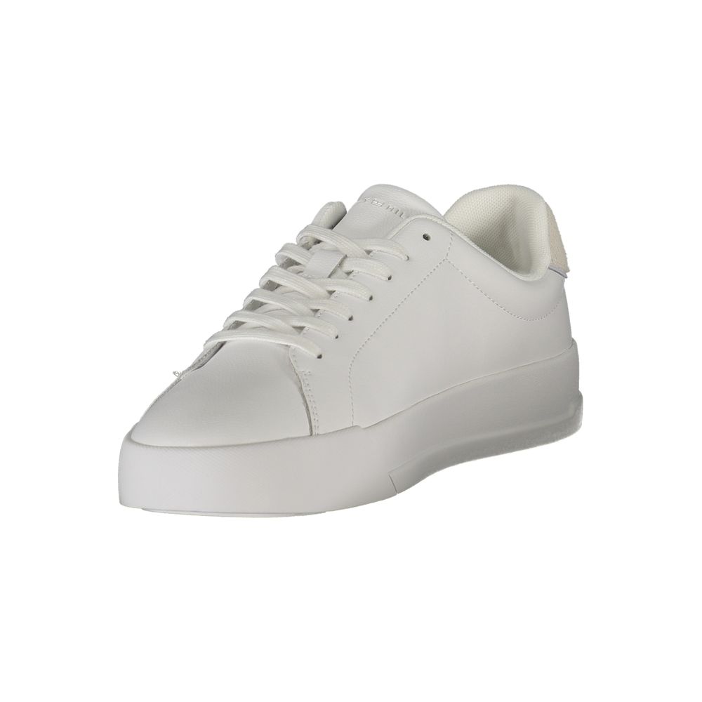 Tommy Hilfiger White Leather Men Sneaker - Beyzy Store - Tommy Hilfiger