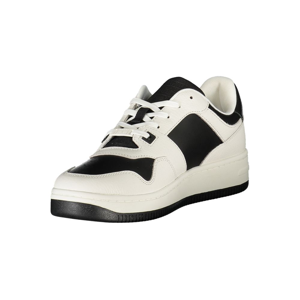 Tommy Hilfiger White Leather Mens Sneaker - Beyzy Store - Tommy Hilfiger