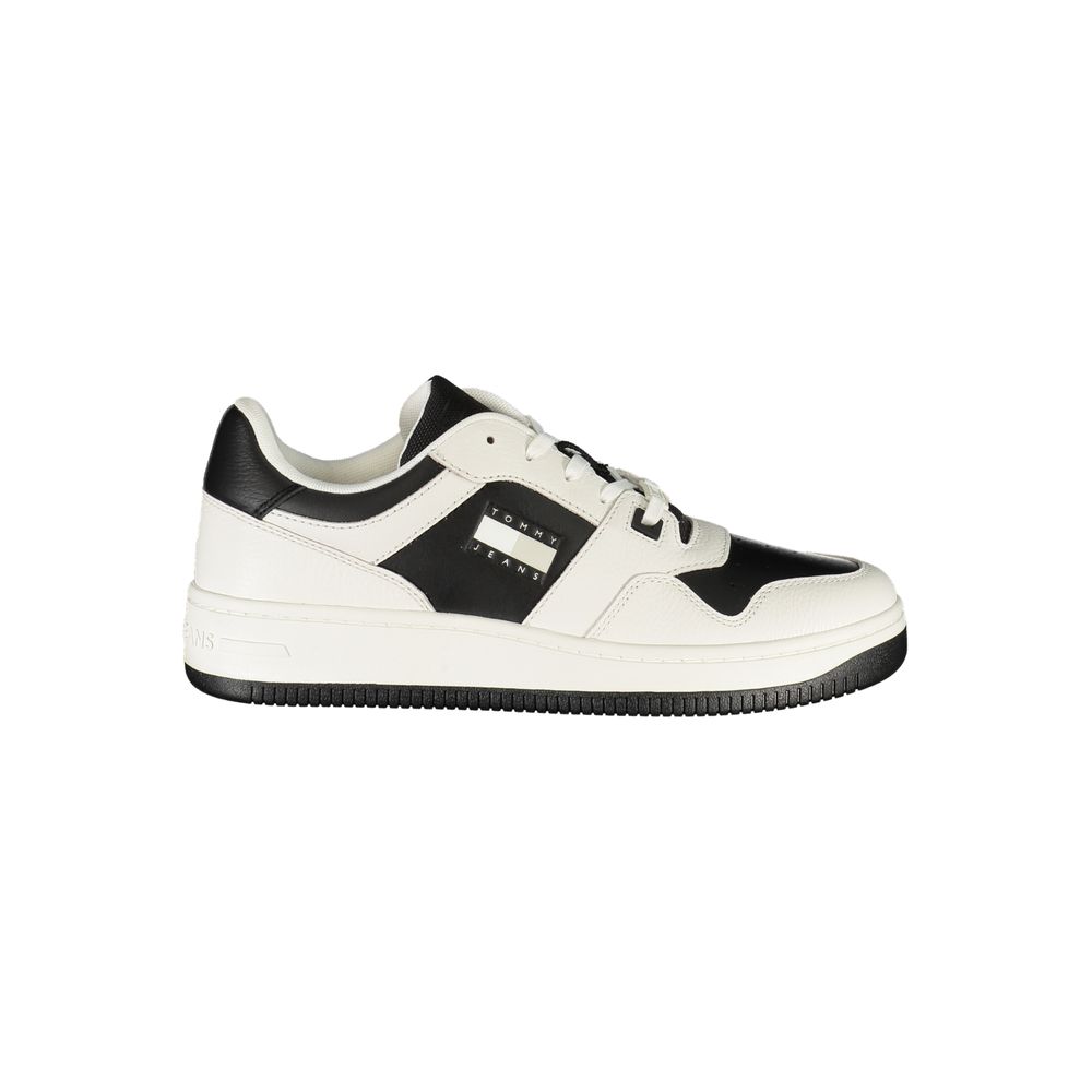 Tommy Hilfiger White Leather Mens Sneaker - Beyzy Store - Tommy Hilfiger
