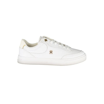 Tommy Hilfiger White Leather Women Sneaker - Beyzy Store - Tommy Hilfiger