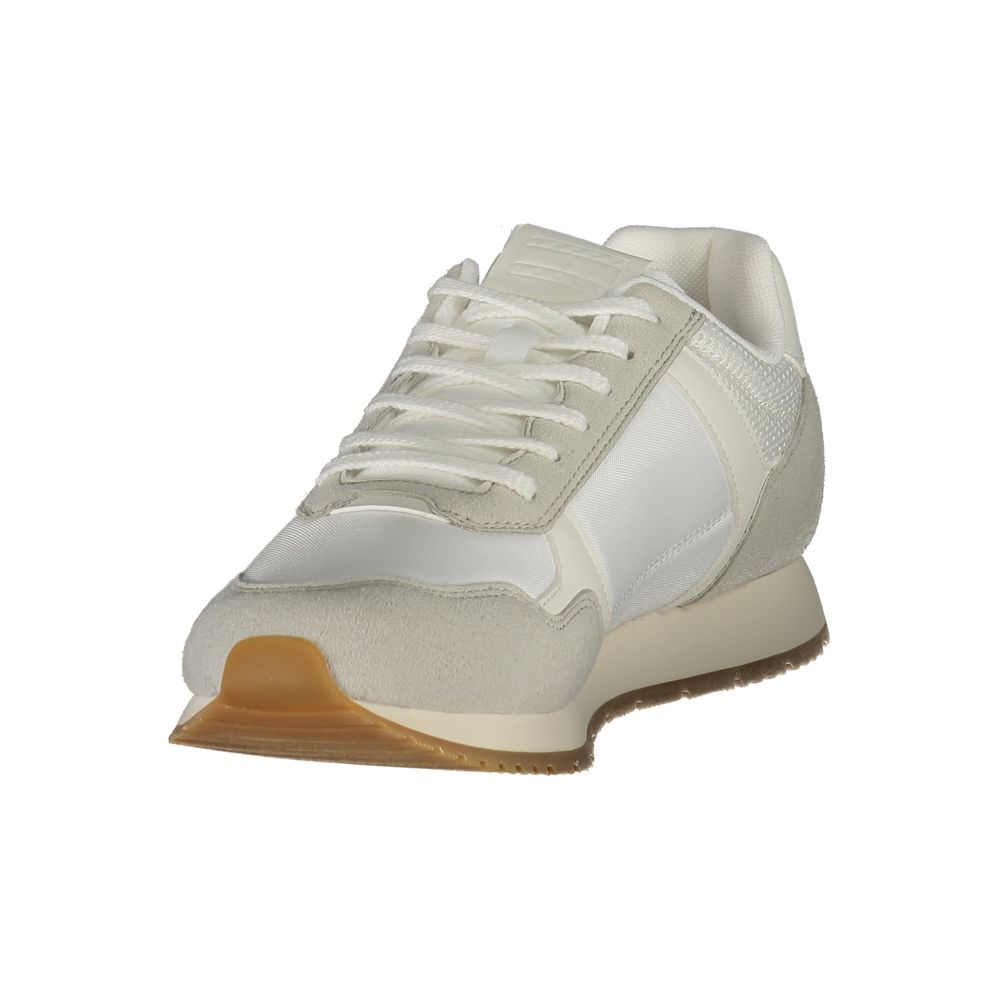 Tommy Hilfiger White Polyester Men Sneaker - Beyzy Store - Tommy Hilfiger