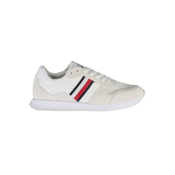 Tommy Hilfiger White Polyester Men Sneaker - Beyzy Store - Tommy Hilfiger