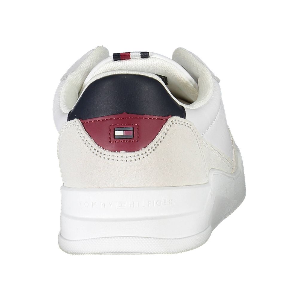 Tommy Hilfiger White Polyester Men Sneaker - Beyzy Store - Tommy Hilfiger