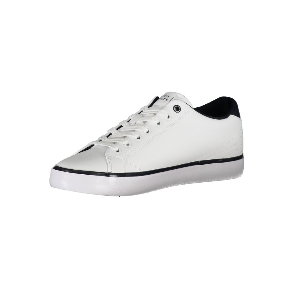Tommy Hilfiger White Polyester Sneaker - Beyzy Store - Tommy Hilfiger