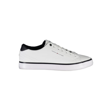 Tommy Hilfiger White Polyester Sneaker - Beyzy Store - Tommy Hilfiger